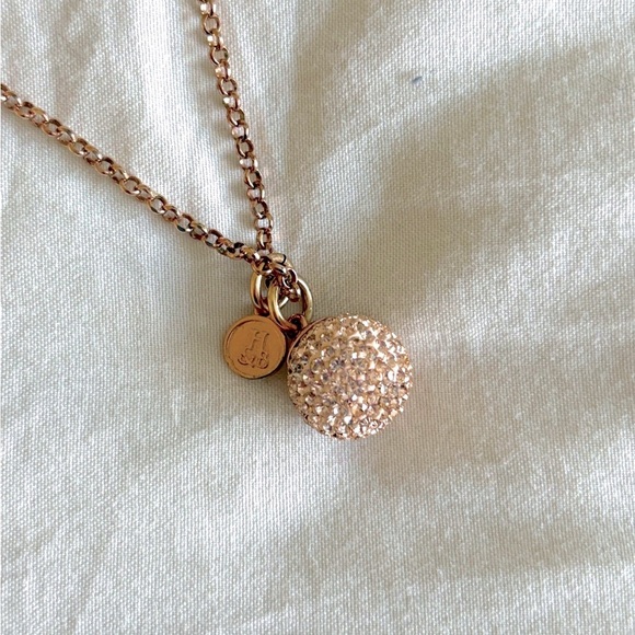 Hillberg & Berk Jewelry - ✨Hillberg & Berk Rose Gold Sparkle Ball Necklace